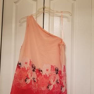Off shoulder top with connected camisole